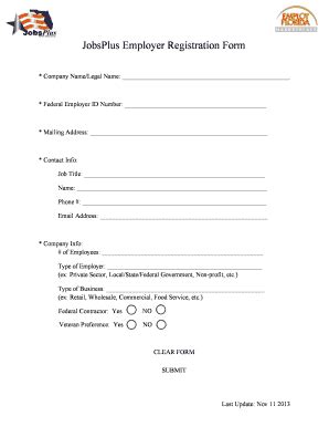 jobsplus engagement form self employed.